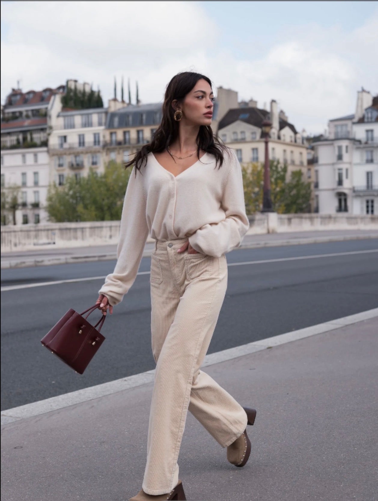 Garance velvet pants