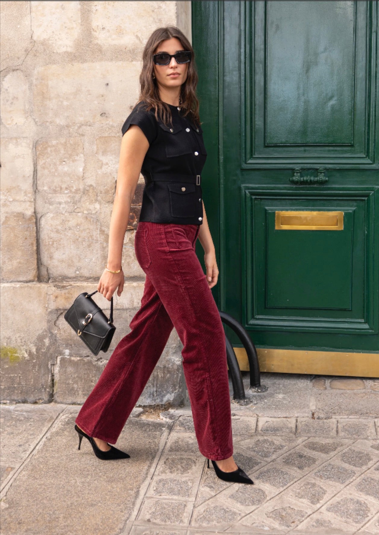 Pantalon Garance en velour
