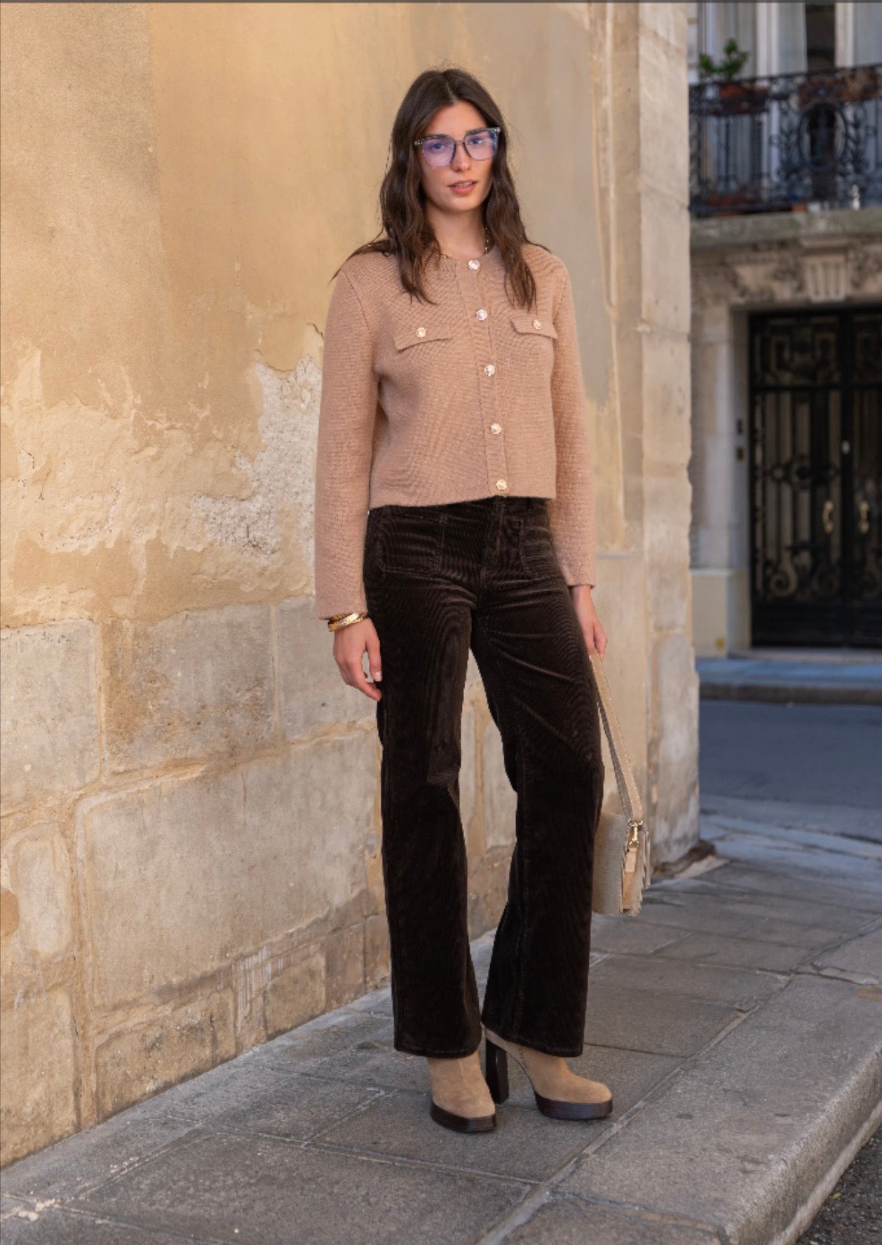 Pantalon Garance en velour