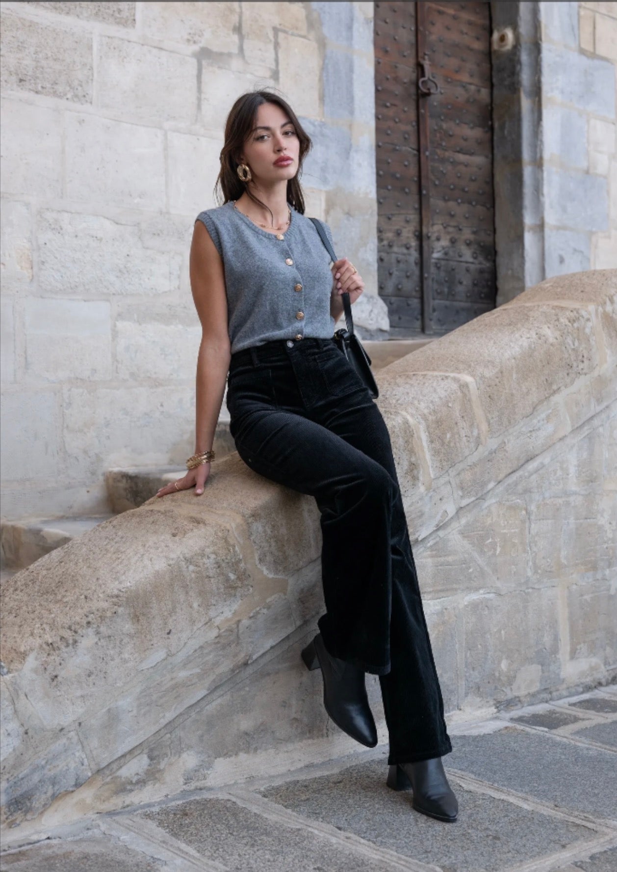 Pantalon Garance en velour