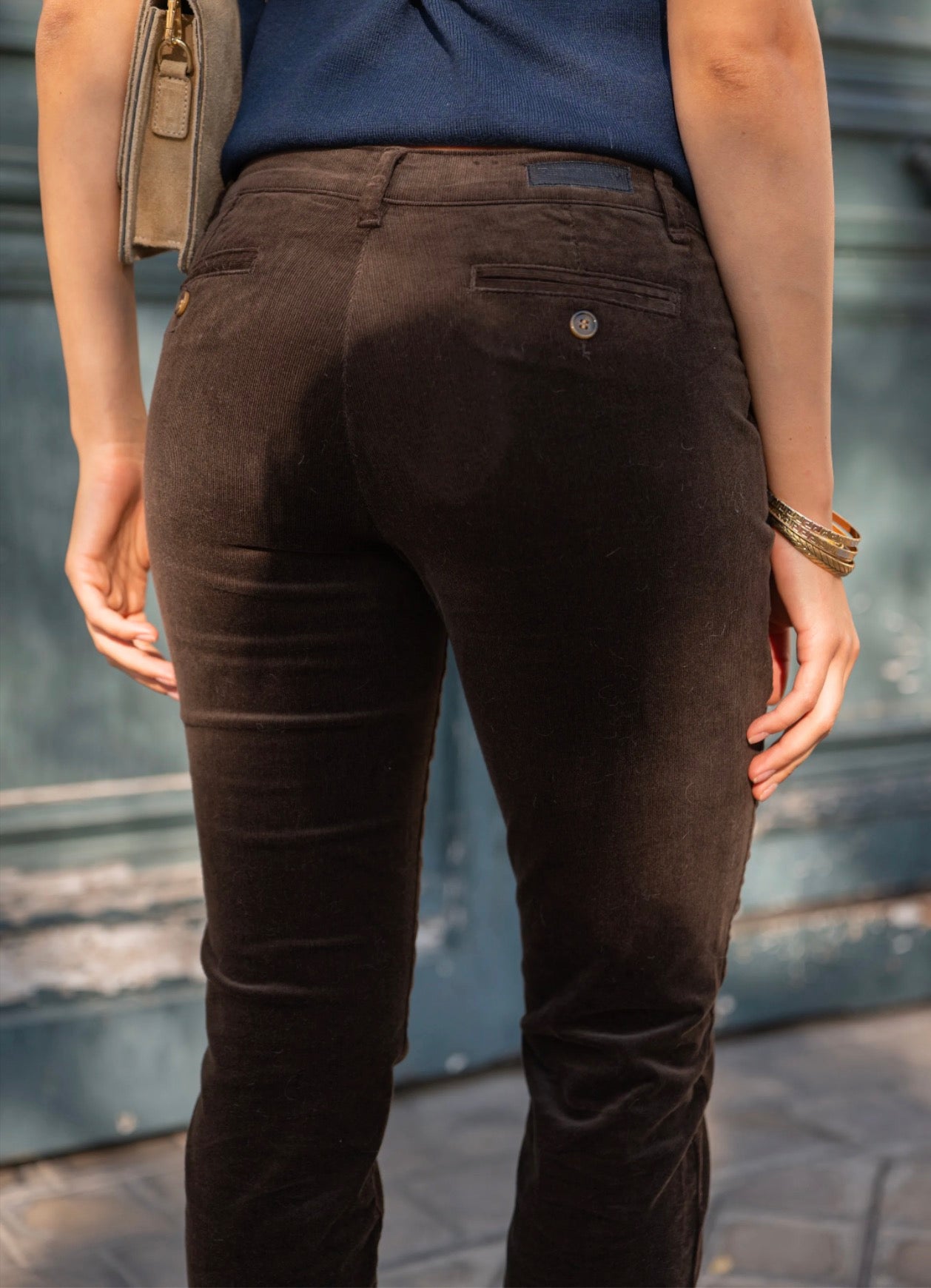 Kelly velvet chinos