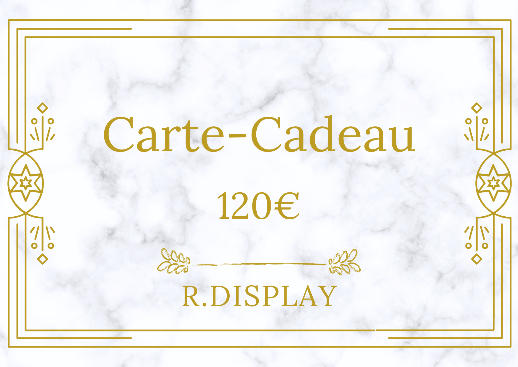 RDISPLAY Carte cadeau