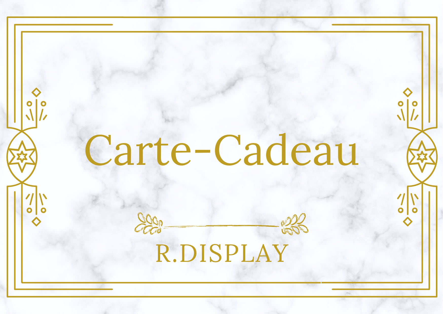 RDISPLAY Carte cadeau