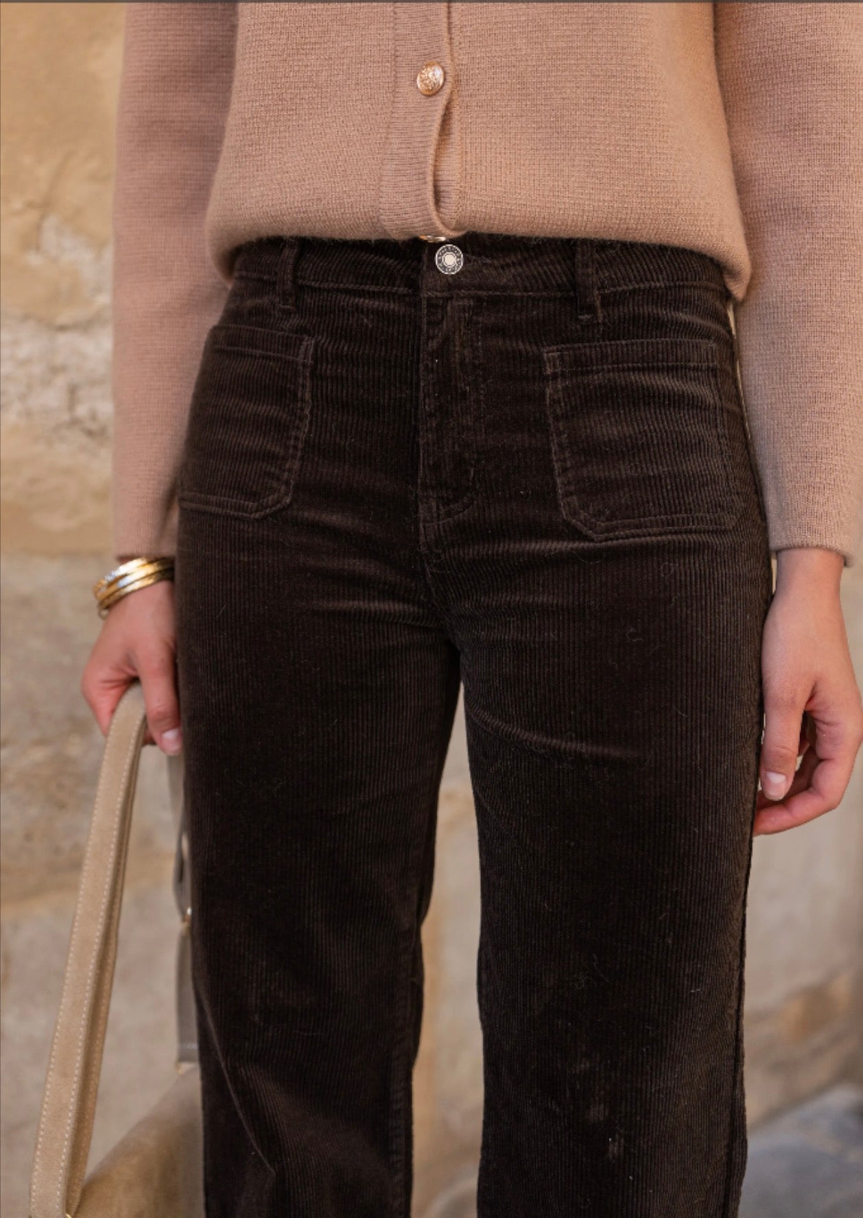 Pantalon Garance en velour