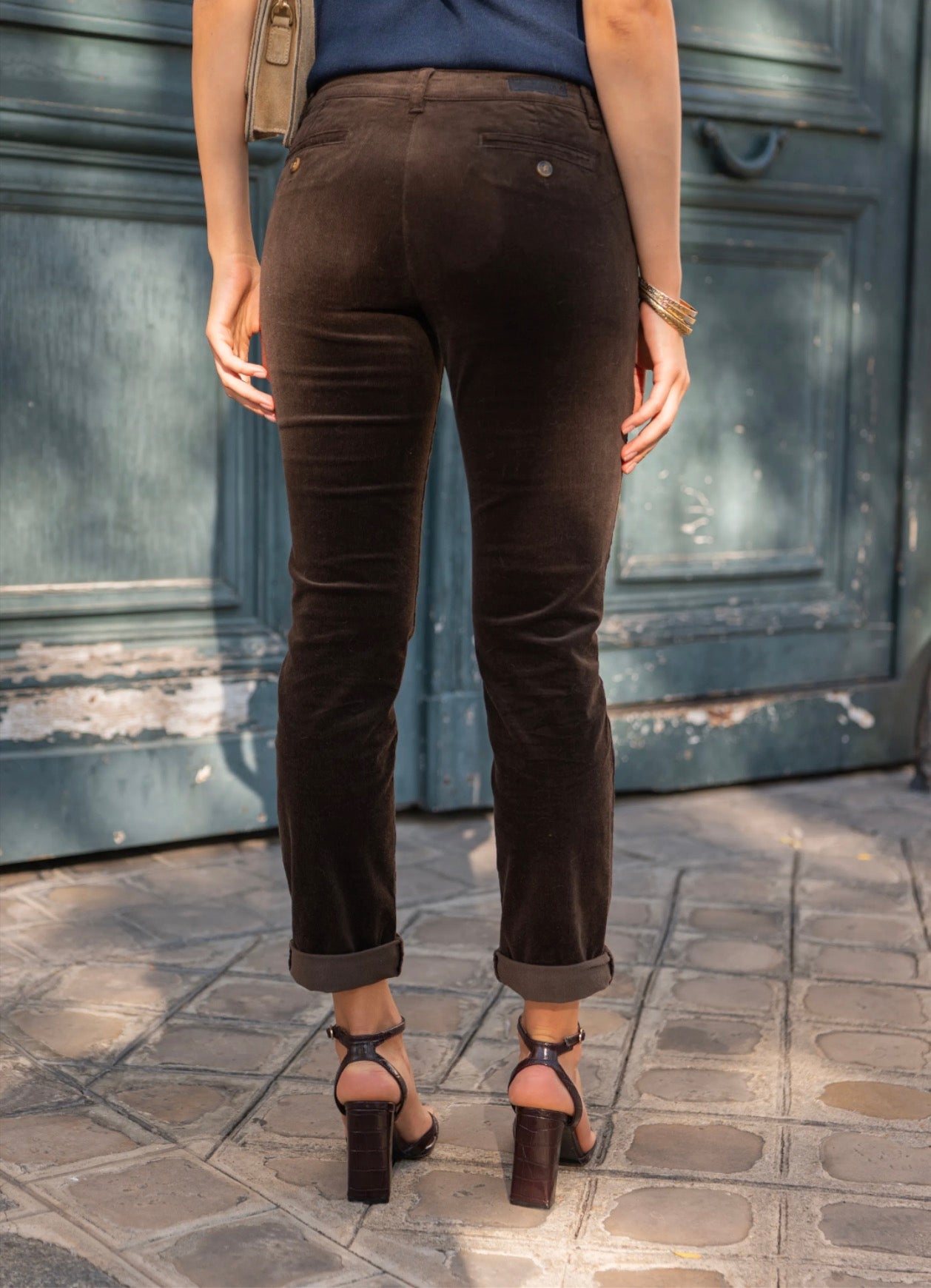 Kelly velvet chinos