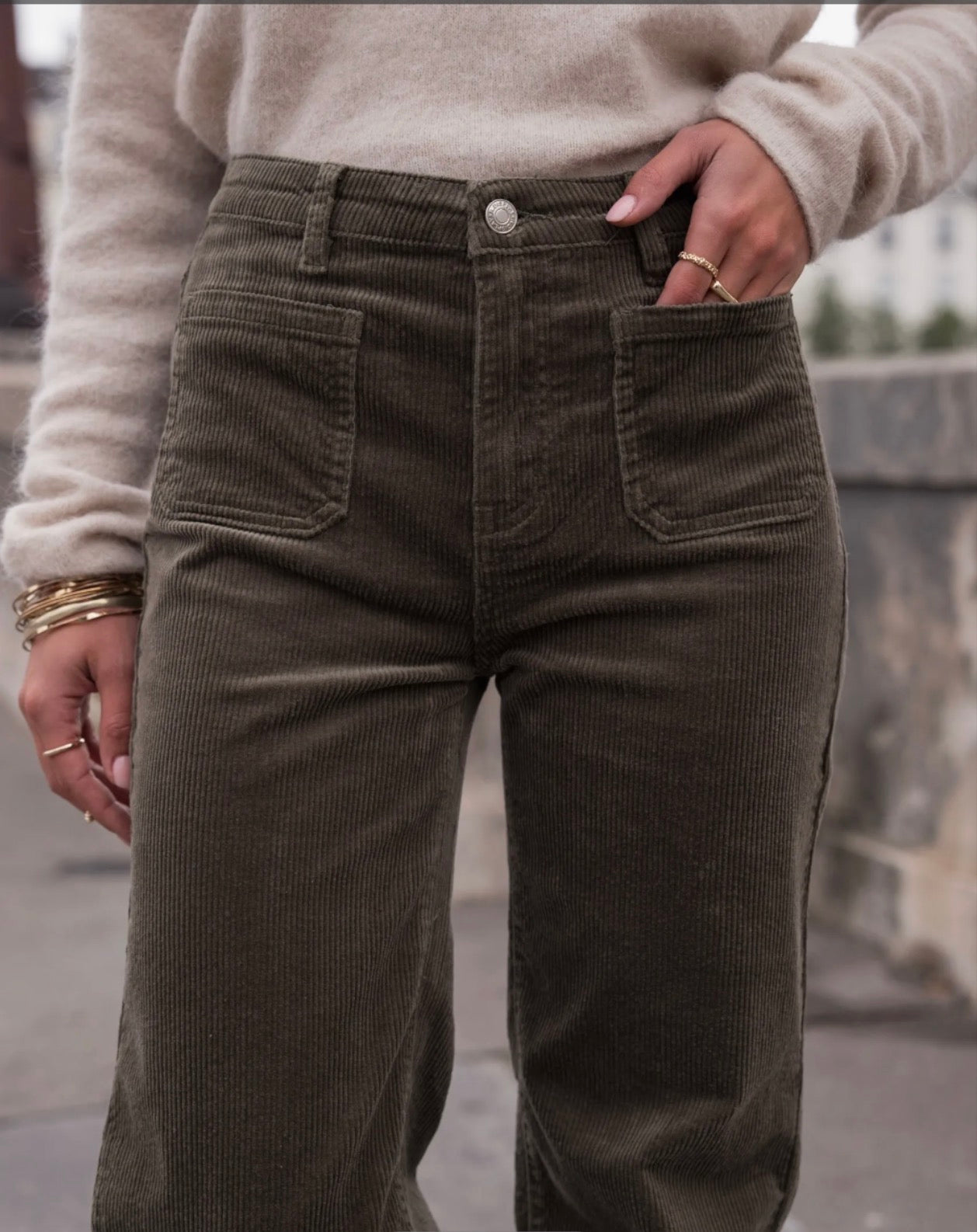 Garance velvet pants